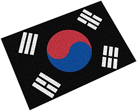 Koreai Zászló Lábtörlő Nagy Csúszásmentes PVC Padló Szőnyeg 24x36 Coll Beltéri Kültéri Lábtörlő Üdv Lábtörlő