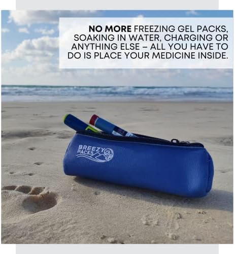Breezy Alap (Kicsi) | BreezyPacks | Inzulin Toll Hűvösebb Utazás esetén | EpiPen hordtáska Orvosi Utazási