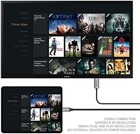 V+ Plusz TECH HDMI 4k Adapter Készlet Kompatibilis a Samsung Galaxy S22+/ 5G/Plus/Ultra a Digitális 60Hz