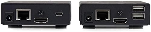 StarTech.com HDMI-Át CAT5e / CAT6 HDBaseT Extender 4-Port USB Hub, IR, valamint a Power Over Cable - 295