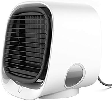 GQQG Személyes Légkondicionáló, Ventilátor Hordozható Víz Párolgási Levegő Hűvösebb 7 Színek Éjszakai