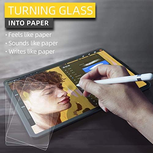 Tukellen Papír Képernyő Védő iPad pro 12.9 inch (2021&2020&2018-as Modell) Rajz Írás Olyan, Mint a Papír