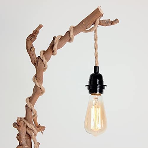 32.8 ft Kender Kötél Tartozó Lámpa Sodrott Drót,PRUNLLA Vintage 18/2 Ipari Elektromos Lámpa Kábel,18-as