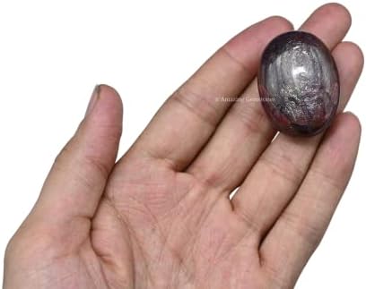 A kis Rubin Palm Kő - Pocket Masszázs Aggódj Kő Természetes Test, a Csakra Kiegyensúlyozó, Reiki Gyógyító-Kristály