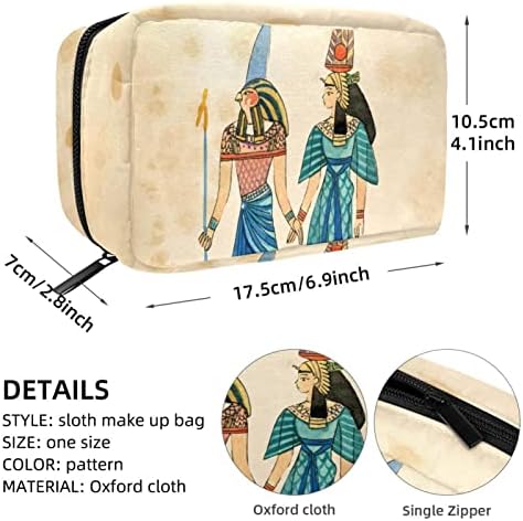 Unicey Smink Táska, Ókori Egyiptomban Kozmetikai Táska Hordozható Tote Utazási Vonat Esetben Szervező