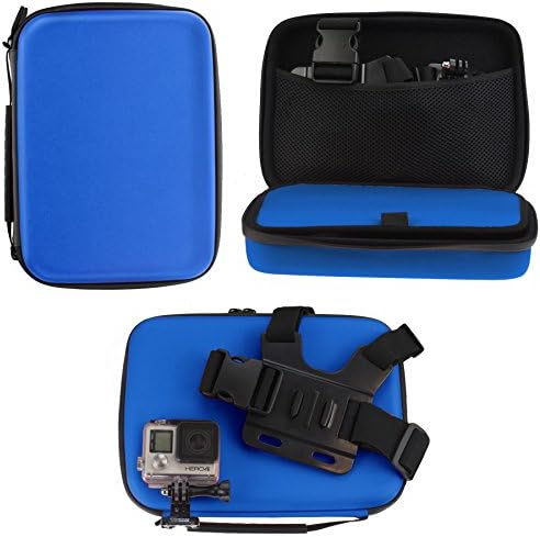 Navitech Kék, nagy teherbírású Masszív Nehéz Eset/Cover Kompatibilis Az Ispring Vízálló Kamera, WiFi Kamera