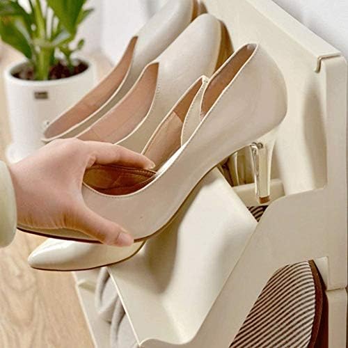 DINGZZ cipősszekrény többrétegű Közgyűlés Egyszerű Haza Függőleges porálló Műanyag Kombináció Cipő Tárolására
