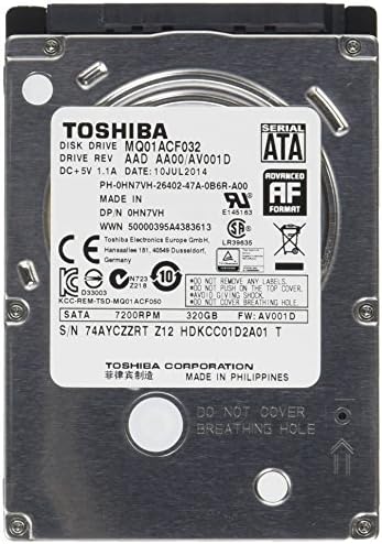 Toshiba MQ01ACF032 320 GB, 2.5 Belső Merevlemez
