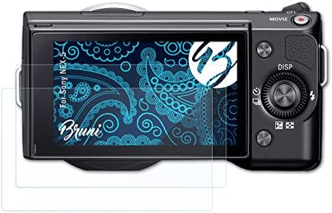 Bruni képernyővédő fólia Kompatibilis Sony NEX-5 Védő Fólia, Crystal Clear Védő Fólia (2X)