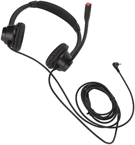 VTOSEN Elektronikus Kiegészítők, 2,5 mm-es Dual Fül Hivatal Headset zajszűrős Mikrofon, Ideális Telefon