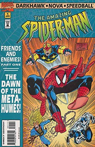 Spider-Man: Barátok, Ellenségek 1 VF/NM ; Marvel képregény | Nova Darkhawk Ron Lim