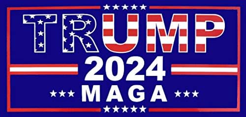 Trump (USA Overlay) 2024MAGA Kék Vinyl Matrica Matrica