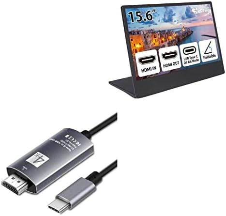 BoxWave Kábel Kompatibilis Gechic A Kör M505E (Kábel által BoxWave) - SmartDisplay Kábel - USB-C-Típusú