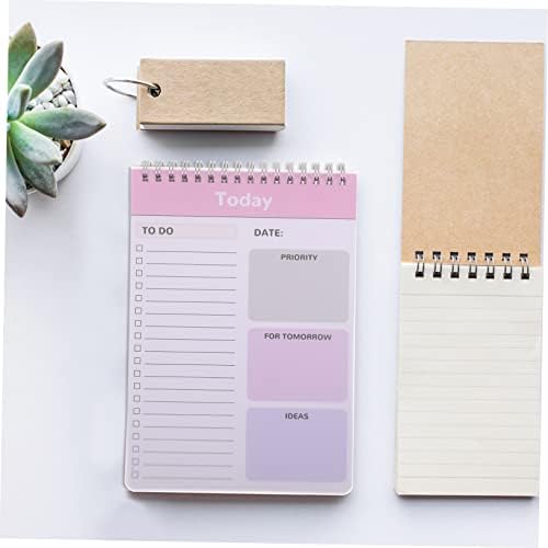NUOBESTY Megjegyzés Napirend Kényelmes-Kell-tenni Multi-function Lista Menetrend Notebook Pad Journal