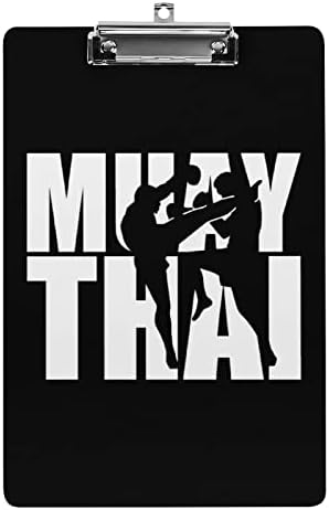 Muay Thai Akril Papírok Alacsony Profilú Klip Aranyos Klip Táblák Standard A4 Letter Méretű Irodai Találkozó