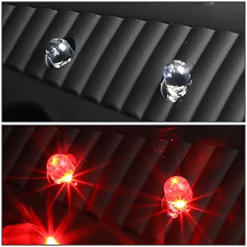Auto-Dinasztia (4DB) Quad Fényszóró Szerelvény-Piros 3D LED Bar Hátsó Fék hátsó Lámpák Lámpák Kompatibilis