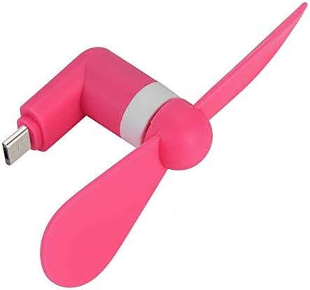 USB Ventilátor, Újratölthető Állítható Kézi Rajongó Kis Rajongó Társaság(Rose red, 12)