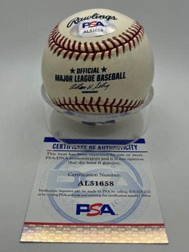 Larry Sorensen Sörgyárak Bíborosok Aláírt Autogramot Hivatalos MLB Baseball PSA DNS - Dedikált Baseball