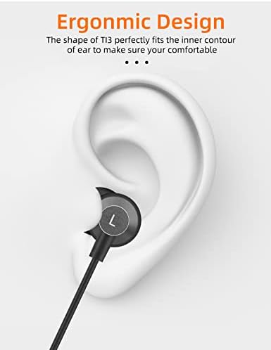 MAS CARNEY TI3 Vezetékes USB C Típusú Fejhallgató, USB C Fülhallgató in-Ear Fülhallgató Mikrofonnal Samsung