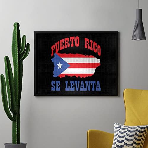 Puerto Rico Se Levanta5 Tér Gyémánt Festmény Kép Készletek Teljes Gyakorlat Művészeti Haza Fali Dekoráció