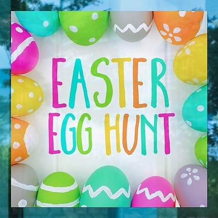 CGSignLab | Easter Egg Hunt -Tér Ablak Ragaszkodnak | 5x5
