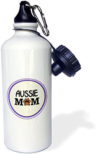 3dRose Ausztrál Kutya Anya-Ausztrál Juhász Kutya mama által fajta paw print kutyus szerető, szerelem anya
