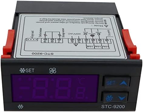 AREPÁT STC-9200 Digitális Hőmérséklet Szabályzó Thermoregulatorre a Frigeration Leolvasztás Ventilátor