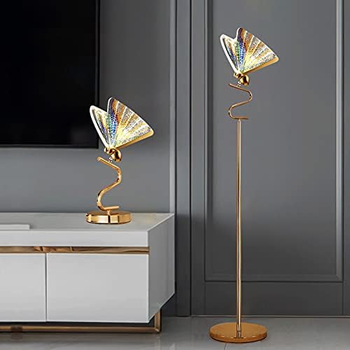INDYAH Északi Pillangó állólámpa Hálószoba, Nappali Állandó Fény Lány Egyszerű, Modern Pillangó Meleg
