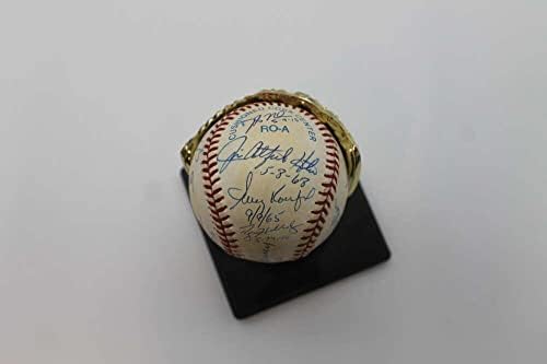 Tökéletes Játék Kancsók Aláírt Baseball Halladay Koufax Kúp +13 Társasággal Loa D2130 - Dedikált Baseball