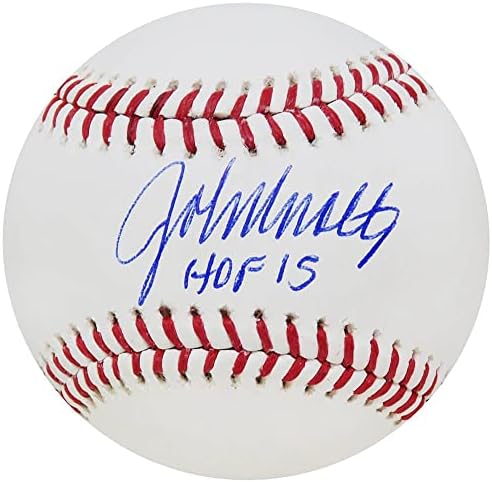 John Smoltz Aláírt Rawlings Hivatalos MLB Baseball w/HOF'15 - Dedikált Baseball