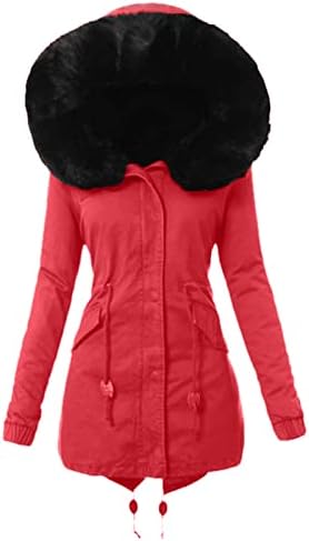 FOVIGUO Hosszú Téli Kabátok Női Téli Hosszú Ujjú Kabát Hölgyeim Alkalmi Plus Size Hivatal Szilárd Pántos