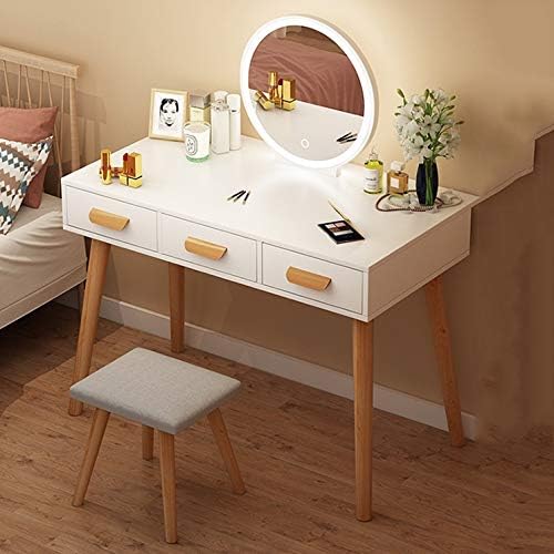 YDXNY fésülködő Asztal Hálószoba Kis Mini Kozmetikai Asztal Fogadó Kabinet Egyszerű Kozmetikai Kabinet