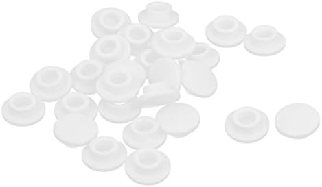 Aexit Műanyag 3.2 mm-es Kapcsolók, Lyuk Átm Nyomógomb Tapintható Kapcsoló Sapka Láb Kapcsolók 27Pcs Fehér