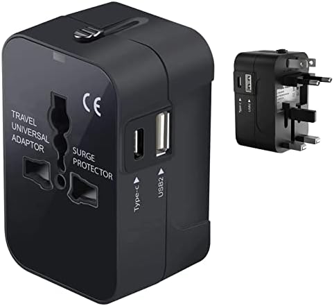 Utazási USB Plus Nemzetközi Adapter Kompatibilis a Kyocera Hydro Elérni Világszerte Teljesítmény, 3 USB-Eszközök
