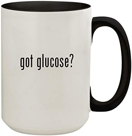Akar beszélni velem Ajándékok van glükóz? - 15oz Kerámia Színes Be & Kezelni, Bögre, Csésze, Fekete