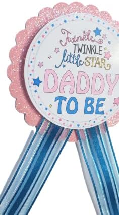 Apa Lenni Pin Twinkle Little Star Baba Zuhany Pin apa viselni, Rózsaszín & Kék, egy Lány, egy Fiú Baba