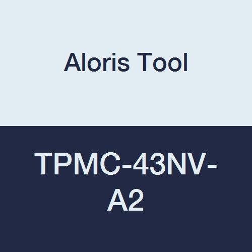 Aloris Eszköz TPMC-43NV-A2 Külső Függőleges Háromszög Menetvágó Lapka, 60 Fokos