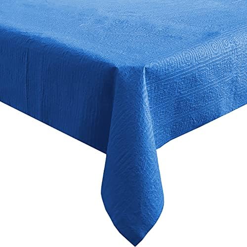 Dozobeede Papír Asztalterítő 6Pack Kék, 6pack Narancssárga 54 x 108, Téglalap alakú asztalterítő