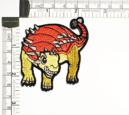 Kleenplus 3Pcs. Dinoszaurusz Stegosaurus Javítás Rajzfilm Gyerekeknek Gyerekek Vas a Patch Hímzett Applied