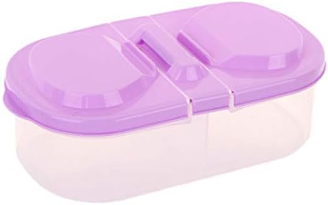 Hemoton Élelmiszer-Tároló Tartályok Élelmiszer-Tároló Tartályok Bento Box 900 ml 2-Rekeszes Rakható Hűtőszekrény