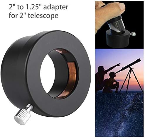Távcső Adapter, Kompressziós Gyűrű tömítés, 2 1.25 Távcső Szemlencse Mount Adapter, Fekete Fém Kiegészítők