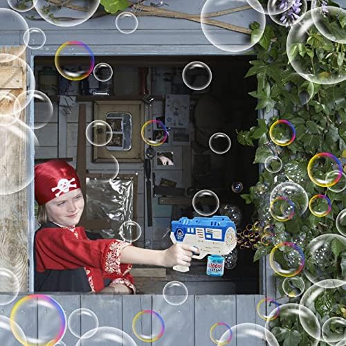 Buborék géppuska Gyerekeknek, Automatikus Buborék Fúvó Készítő Party-ajándék, Születésnapi Ajándék, Buborék
