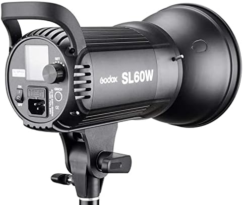 Godox SL-60W LED Videó Fény - 5600±300K Vezeték nélküli Fényerő 433MHz Csoportosítási Rendszer