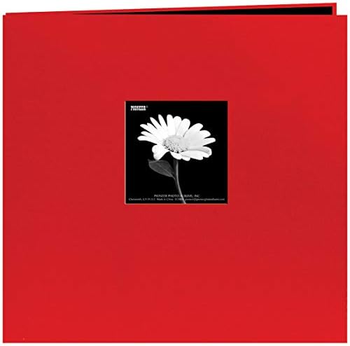 Pioneer Könyv Ruhával le Post Kötött Album 8inX8in-Piros