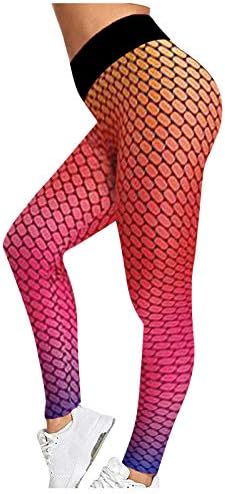 Sellő Leggings Plus Size Sztreccs Leggings 3D Nyomtatott Puha Jóga Nadrág Szilárd Legging a Nők Piros