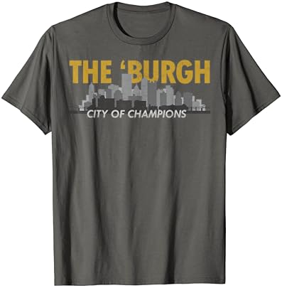 A burgh-t City a Bajnokok Póló Retro Pittsburgh Tee