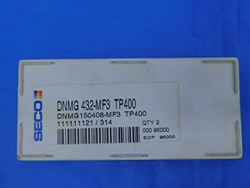 2DB Új SECO DNMG 432-MF3 TP400 TiN-Karbid Esztergálás-Lapkák DNMG 150408-MF3 - MB8258RDT