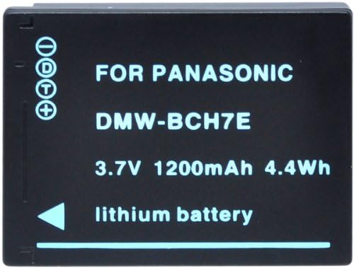 Xit XTBCH7 Lítium Akkumulátor Panasonic BCH7 Csere Lumix Fényképezőgépek (Fekete)