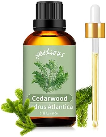 yethious Cedarwood Esszenciális Olaj 100ml, Tiszta, Természetes Cedarwood Alapvető Oill a Diffúzor & Aromaterápiás