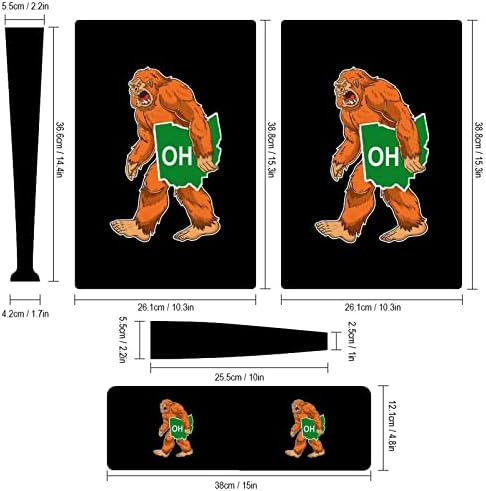 Bigfoot Ohio Jeti Állami 3pcs Egész Testet Borító Matrica Matricát PS5 Digital Edition PS5 Konzol, valamint